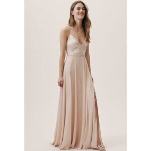NWT BHLDN Sadia Dress Maxi Oyster